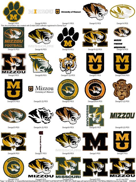 Collection COLLEGE SPORTS MIZZOU TIGERS UNIVERSITY OF MISSOU - Inspire ...