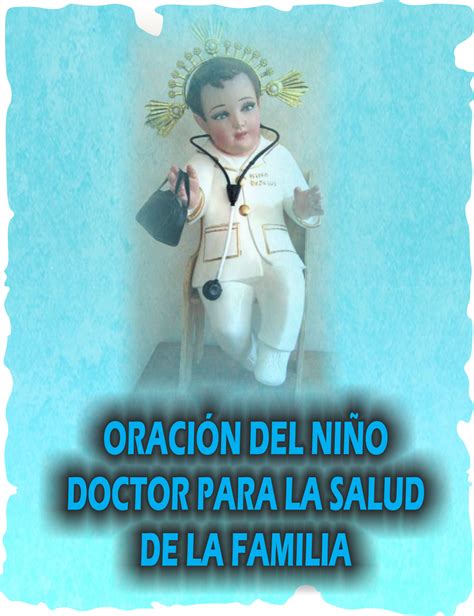 Esoterismo Ayuda Espiritual Oraci N Del Ni O Doctor Para La Salud De