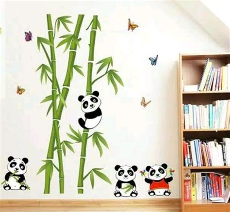 Jual Wall Stiker Sticker Panda Bambu Di Lapak Aida Olshop Semarang