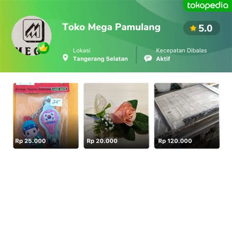 Toko Toko Mega Pamulang Online Produk Lengkap Harga Terbaik Tokopedia