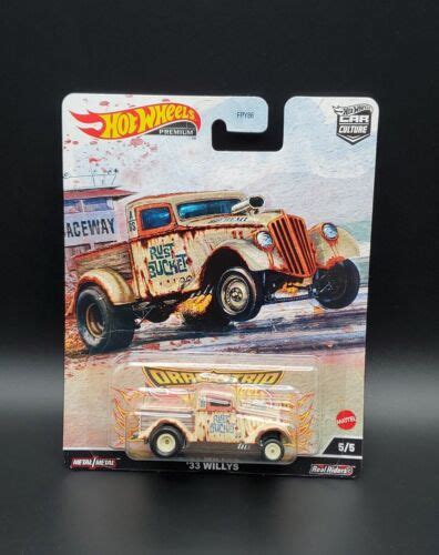 Hot Wheels Drag Strip Demons Willys Car Culture Real Riders Ebay