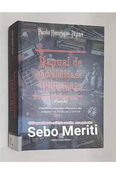 Livro Manual De Contabilidade Tribut Ria Paulo Henrique P Gas