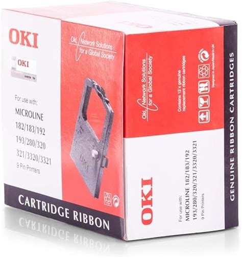 Oki Microline Turbo N Original Oki Ruban Noir