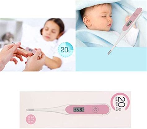 Digital Thermometer Accurate Oral Thermometer Lcd Display With