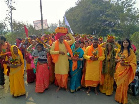 Kalash Yatra Started In Ballia In Presence Of His Holiness Shri Vinay