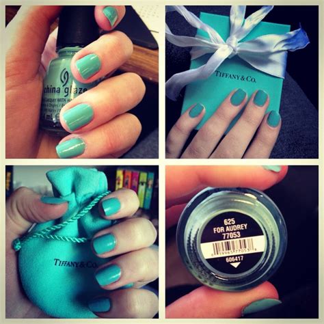 China Glaze For Audrey Tiffany Blue Tiffany Co Nail Polish Repin