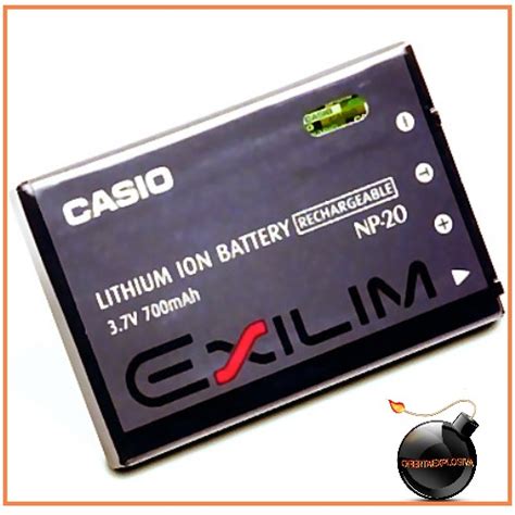 Bateria Original Np 20 Casio Exilim Card Ex S3 S100 S500 503 36 En