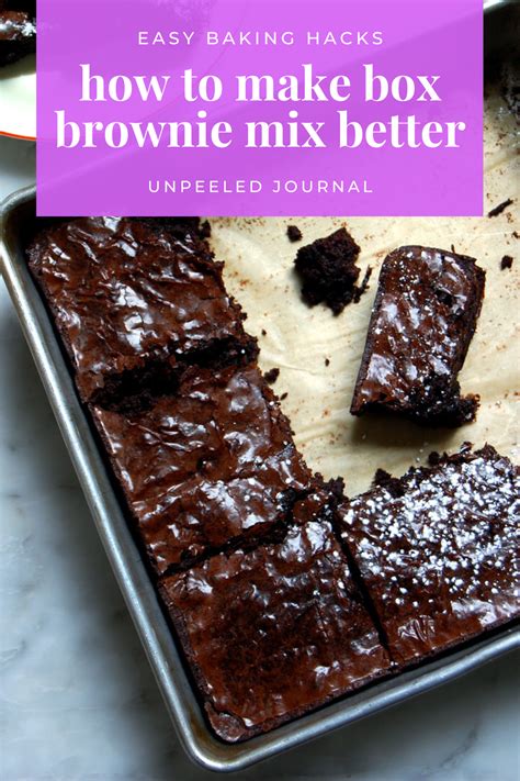 How To Make Box Brownie Mix Taste Better Recipe Brownie Mix Recipes Ghirardelli Brownie Mix