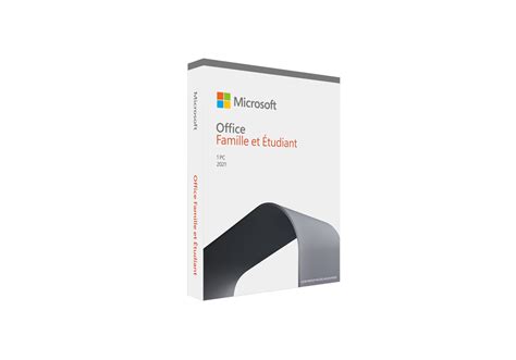 Acheter Microsoft Office famille et étudiant 2021 1 Poste PC