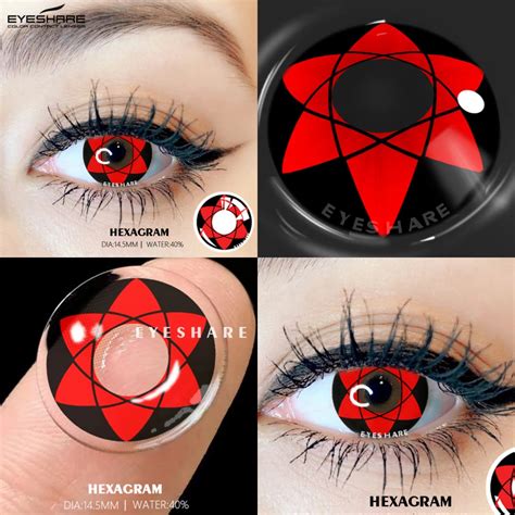 Kakashi Mangekyou Sharingan Contact Lenses