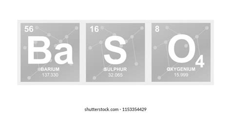 Barium Sulfate Crystal Structure