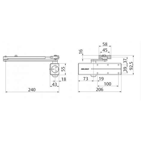 Samozamykacz Assa Abloy Dc Czarny Do Drzwi Kg