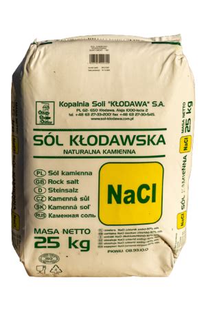 Sól kamienna kłodawska 25kg Sklep Magia Przypraw