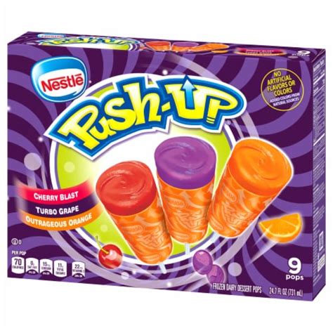 Nestle® Push Up Cherry Orange Grape Variety Pops 9 Ct King Soopers