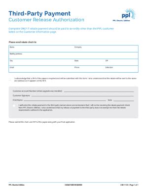 Fillable Online Third Party Payment Authorization Form Fax Email Print