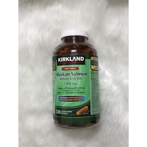 Kirkland Signature Wild Alaskan Salmon Whole Fish Oil