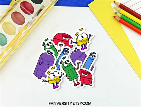 Storybots Sticker - For Kindergarten and Preschool | FunHouseToys