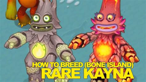 How To Breed Rare Kayna Bone Island My Singing Monsters YouTube