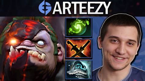 Pudge Dota Gameplay Eg Arteezy With Kills And Refresher Dota