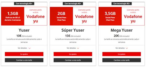 Vodafone Tarifas Prepago Y Contrato Con Internet