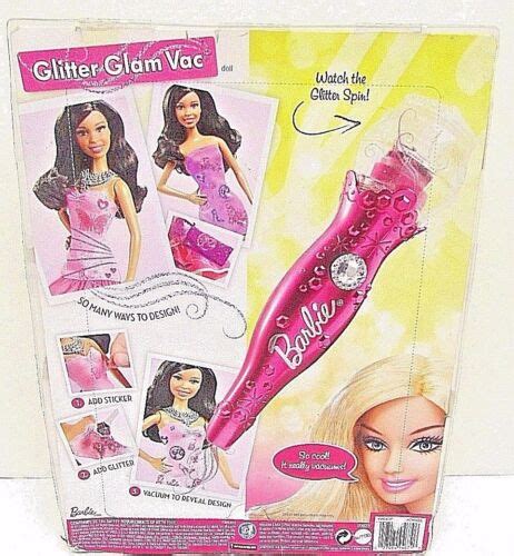 Barbie Glitter Glam Vac Vacuum And Doll Set New Ebay