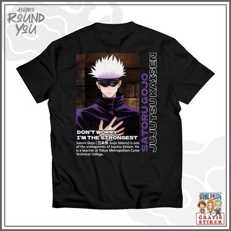 Jual Kaos Gojo Satoru Jujutsu Kaisen 018 Baju Anime Katun 24s Jepang T