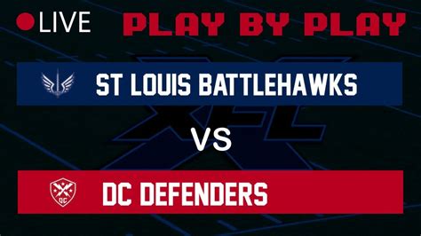 Live St Louis Battlehawks At Dc Defenders Youtube