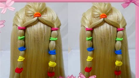 Peinados Recogidos De Colores Para Chicas Con Trenzas Faciles Y Rapidos