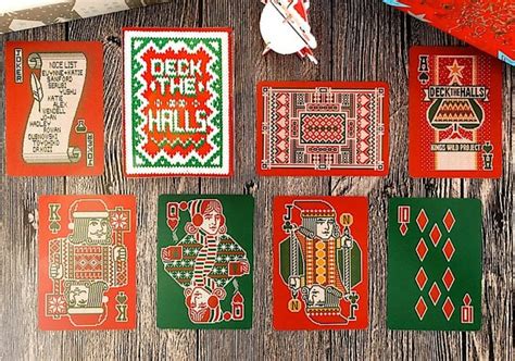 A range of Christmas themed playing cards - with well-wishes to all ...