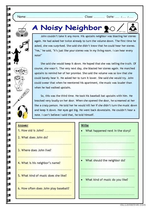 Imaginative Reading Comprehension … English Esl Worksheets Pdf And Doc