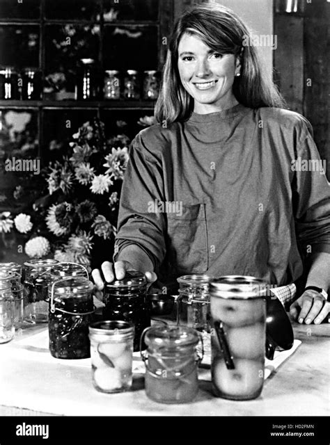 MARTHA STEWART, on her TV show, (HOLIDAY ENTERTAINING WITH MARTHA STEWART), 1986 Stock Photo - Alamy