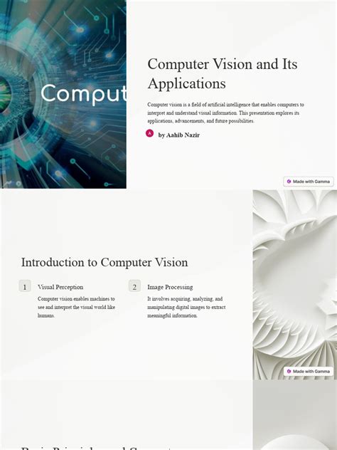 Computer Vision and Its Applications | PDF | Computer Vision ...