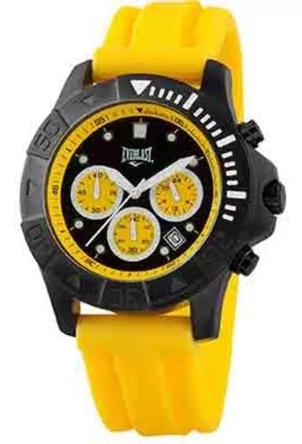 Relógio Everlast Masculino Multifunção Amarelo E465a MercadoLivre