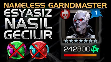 Nameless Grandmaster EŞyasiz Nasil GeÇİlİr Nekropolis Boss Grandmaster Mcoc Youtube