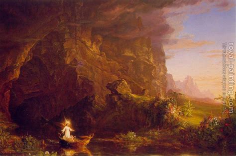 The Voyage of Life: Childhood by Thomas Cole | Oil Painting Reproduction