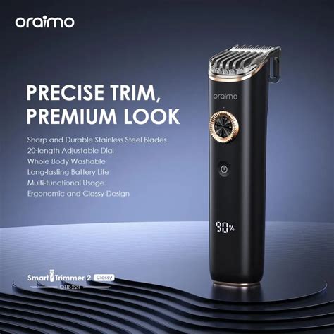 Oraimo OTR 221 SmartTrimmer 2 Multi Functional Beard Trimmer GadStyle BD