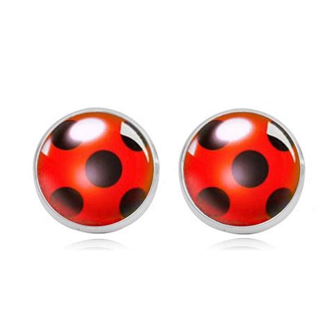 Boucles D Oreilles Ladybug Coccinelle Au Bonheur Des Coccinelles