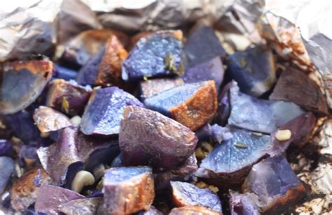 Fave ingredient: blue potatoes. | writes4food