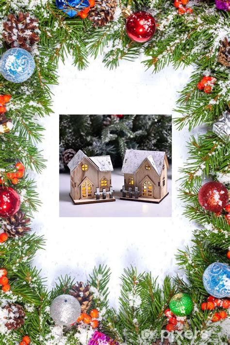 Christmas House Decoration With Lights - Etsy