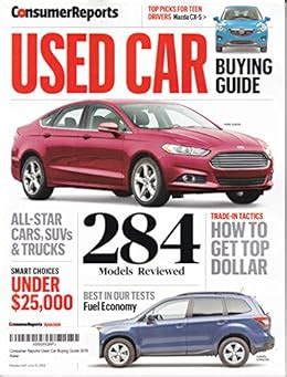 Consumer Reports Used Car Buying Guide R Amazon