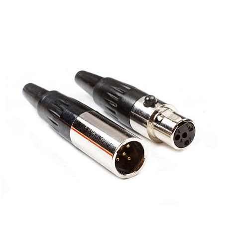 Male Female Mini Xlr Ta F Pin Female Audio Connector Microphone