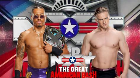 NXT Great American Bash Carmelo Hayes VS Ilja Dragunov Nxt