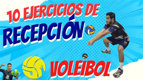 10 ejercicios de RECEPCIÓN en VOLEIBOL nivel intermedio YouTube