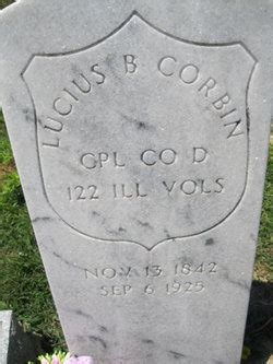 Lucius Brace Corbin 1842 1925 Mémorial Find a Grave