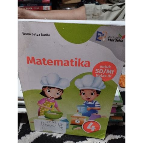 Jual Esps Matematika Sd Kelas Kurikulum Merdeka Erlangga Shopee