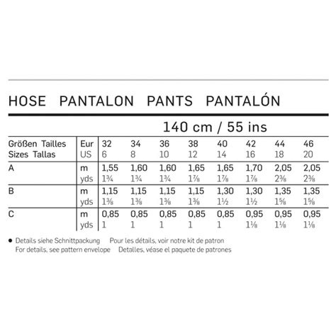 Patron Femme Pantalon Burda N