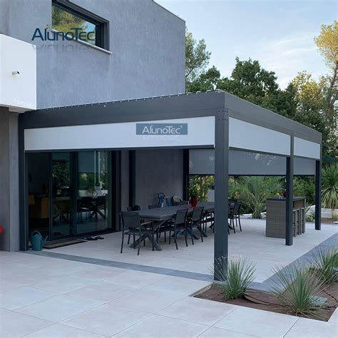 AlunoTec Customized Luxury Louvered Patio Cover Cost Waterproof