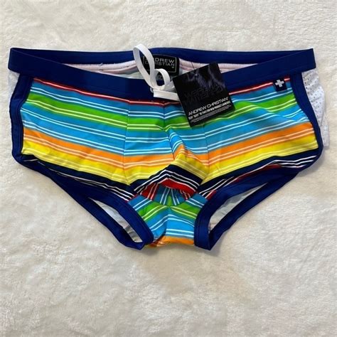 Andrew Christian Swim Cute And Sexy Mens Swim Brief Bikini New With