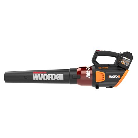 Worx Wg584 430cfm 40v 2x20 Turbine Blower With Brushless Motor 3