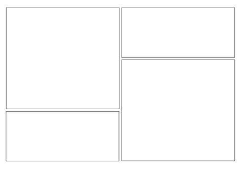 comic strips templates    printable edutechspot
